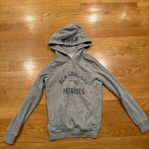 PINK New England Patriots fan special rhinestone dazzled sweatshirt